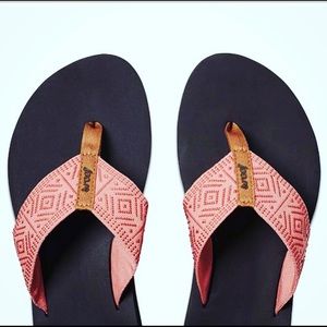 REEF Spring Woven Women's Flip Flop Sandals sz:6